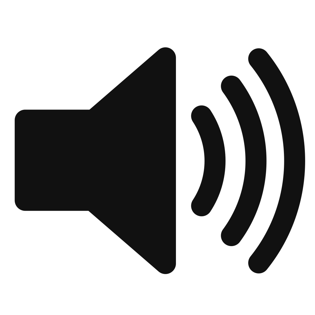 speaker icon